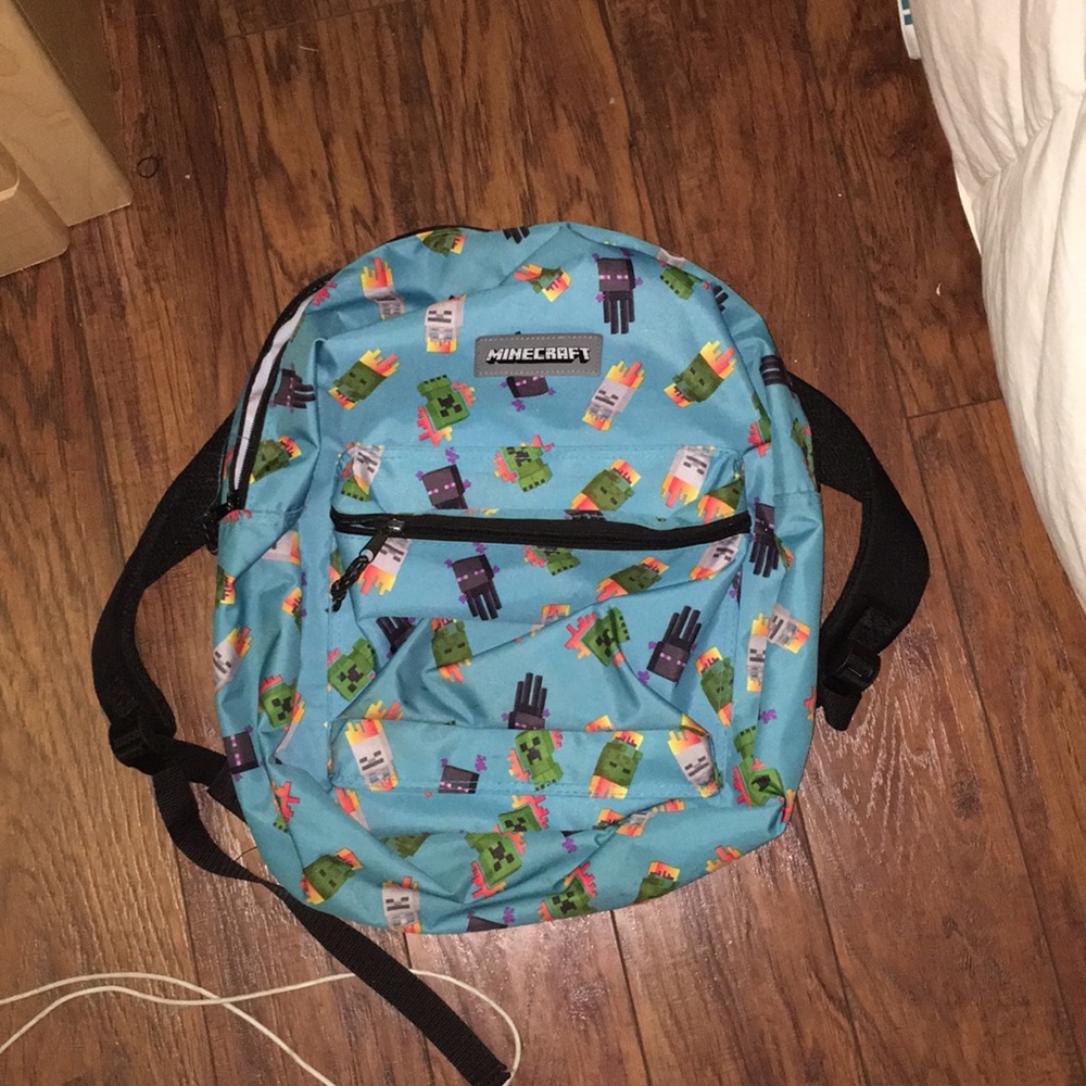 Minecraft school bag